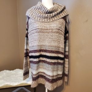 Mossimo Oversized Tunic Cowl-Neck Sweater Sz XL